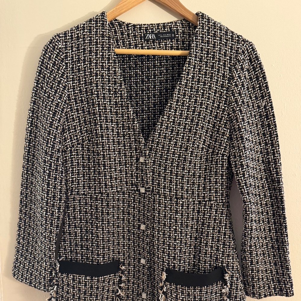 Zara Tweed Mini Dress